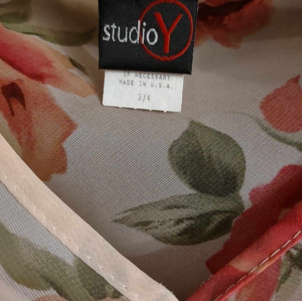 Vintage Y2K Floral Dress - Picture 3 of 4
